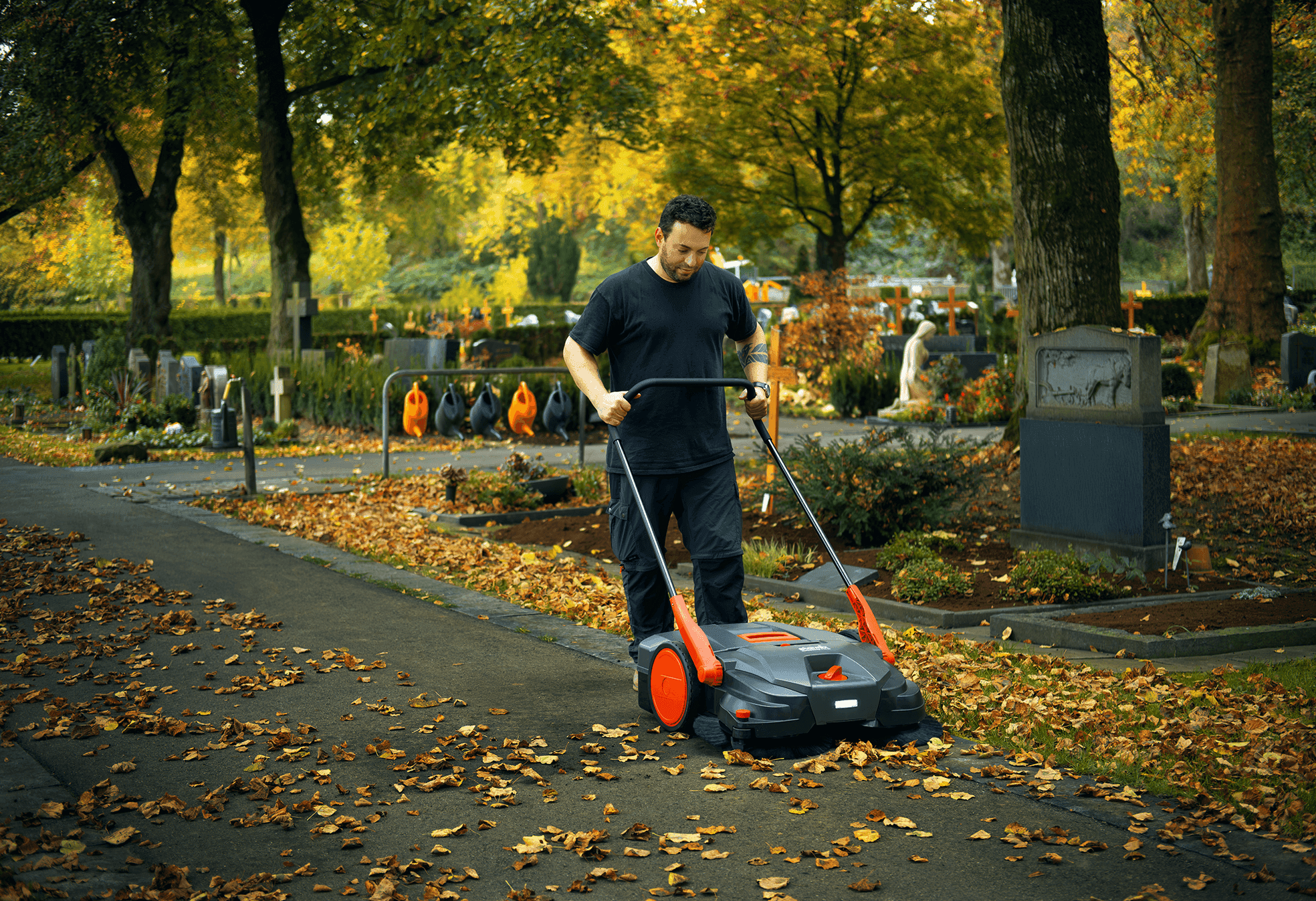 Spazzatrice manuale DuroSweep 77 Pro 18V 3