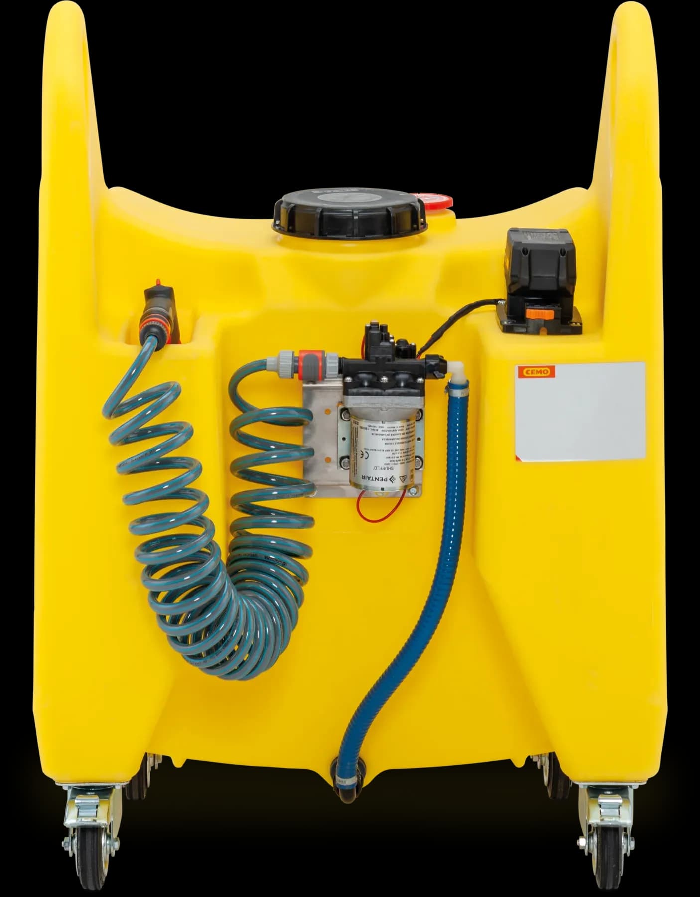 Chariot de transfert Aqua avec pompe 12 V et batterie CAS