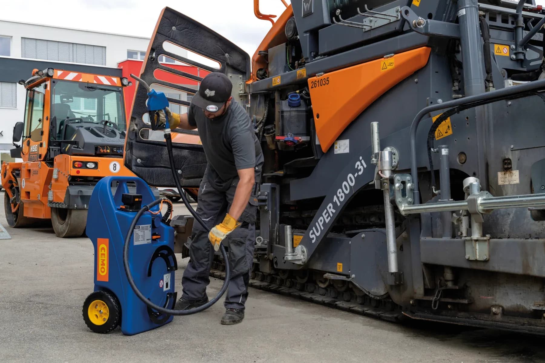 CEMO-trolley voor AdBlue®, 100 l, met karkas CAS, kpl. CENTRI SP 30, 18 V, AZV 6