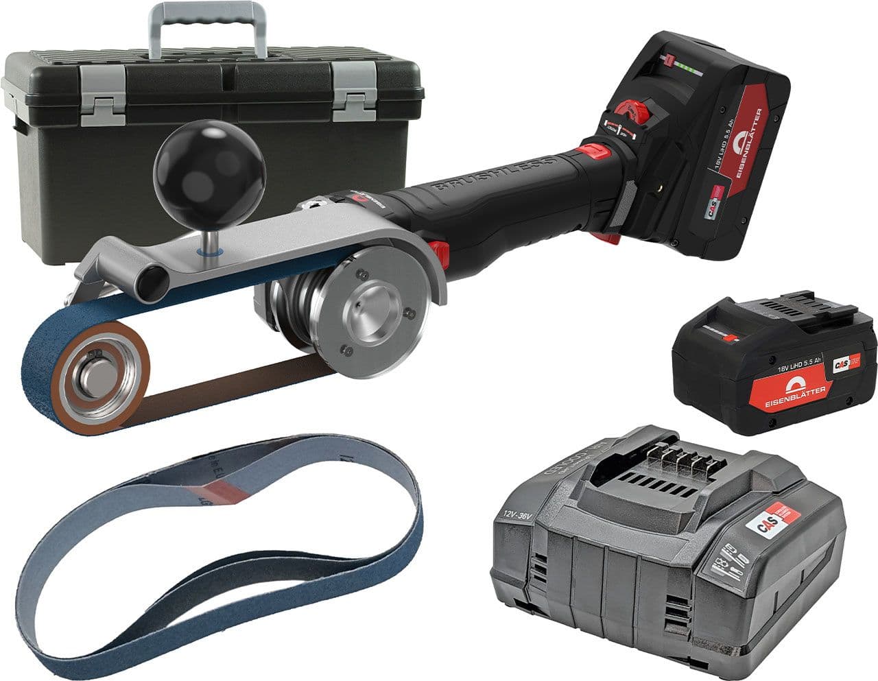 ROHR MAX AKKU BRUSHLESS basisset in koffer inclusief laadstation en 2 accu's 1