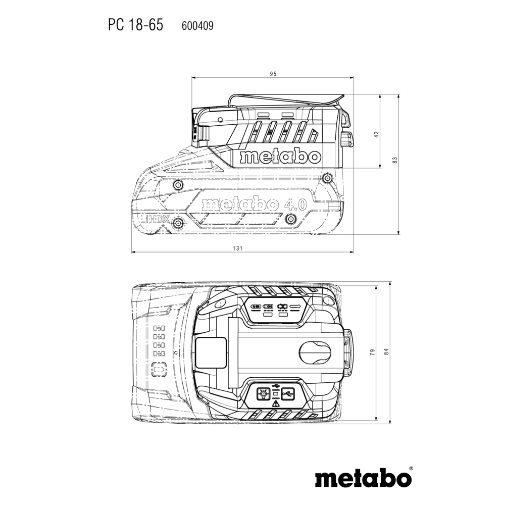 PC 18-65 (600409000) Power Charger 11