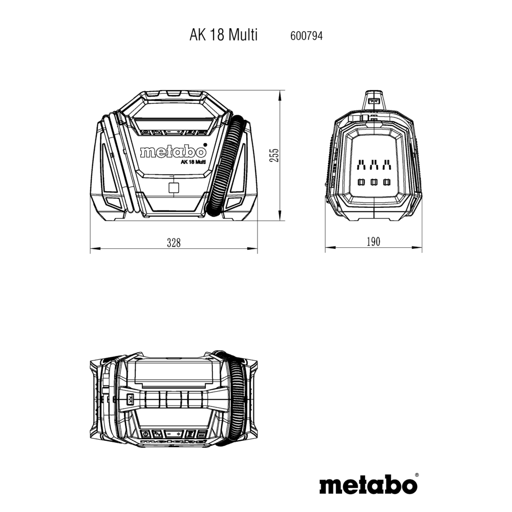 AK 18 Multi (600794850) Compresseur sans fil 10