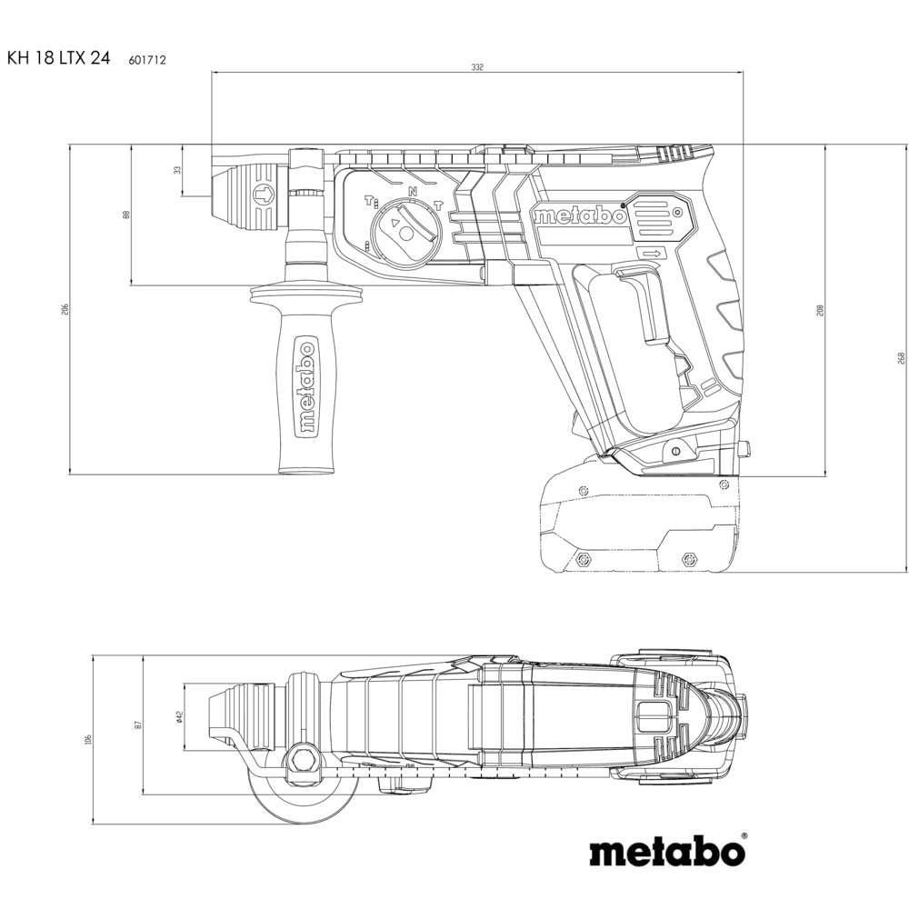 KH 18 LTX 24 (601712840) Cordless combination hammer 3