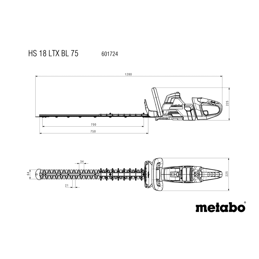HS 18 LTX BL 75 (601724850) Akku-Heckenschere 17