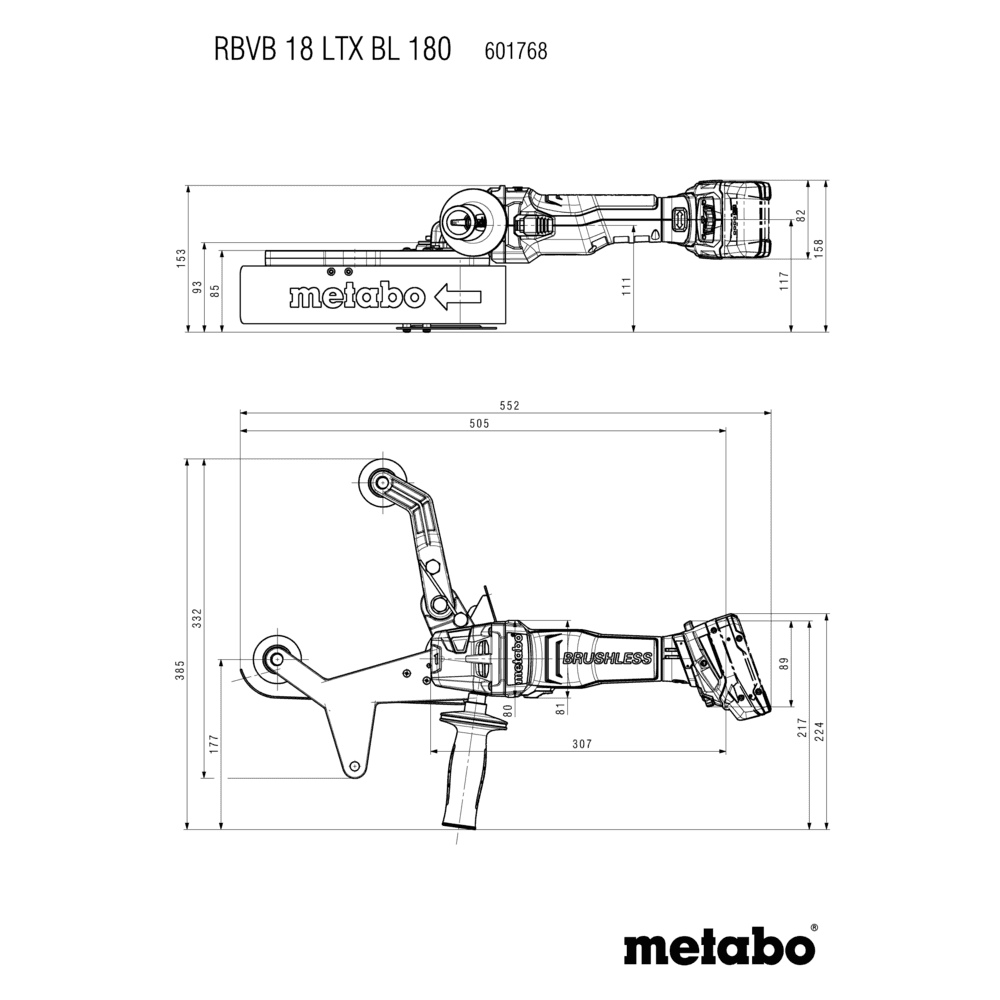 RBVB 18 LTX BL 180 (601768840) Accu-buizenslijper 3