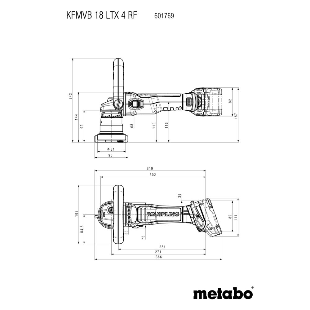 KFMVB 18 LTX BL 4 RF (601769840) Accu-metaalkantenfrees 3