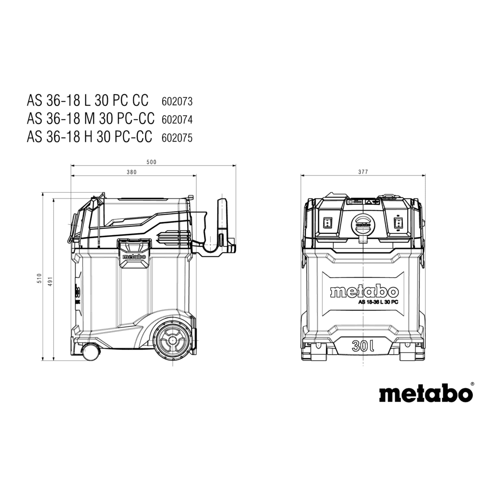 AS 36-18 L 30 PC-CC (602073850) Odkurzacz akumulatorowy 9