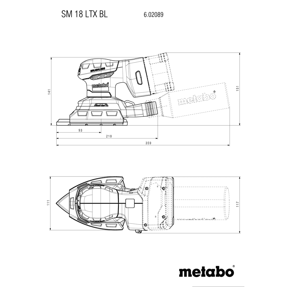 SM 18 LTX BL  (602089840) Akku-Multischleifer 10