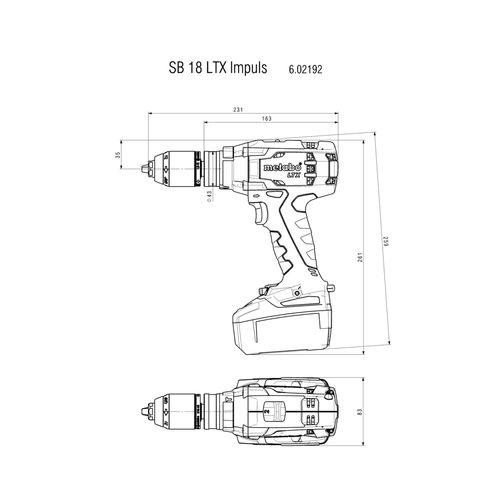 SB 18 LTX Impuls (602192840) Accu-combiboormachine 2