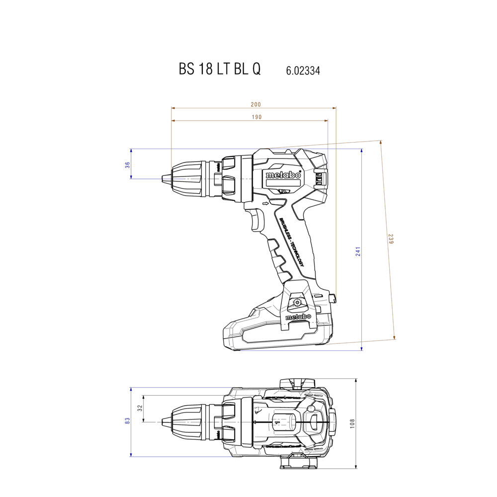BS 18 LT BL Q (602334840) accu-boorschroefmachine 6