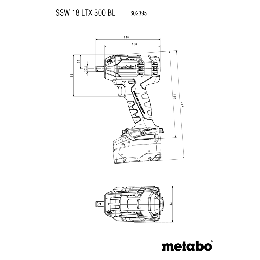 SSW 18 LTX 300 BL (602395840) Cordless impact wrench 5