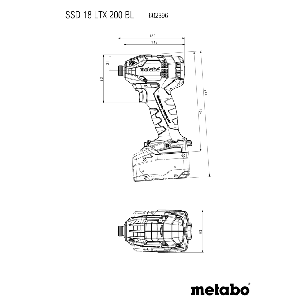 SSD 18 LTX 200 BL (602396840) Accu-slagschroevendraaier/-slagmoersleutel 3