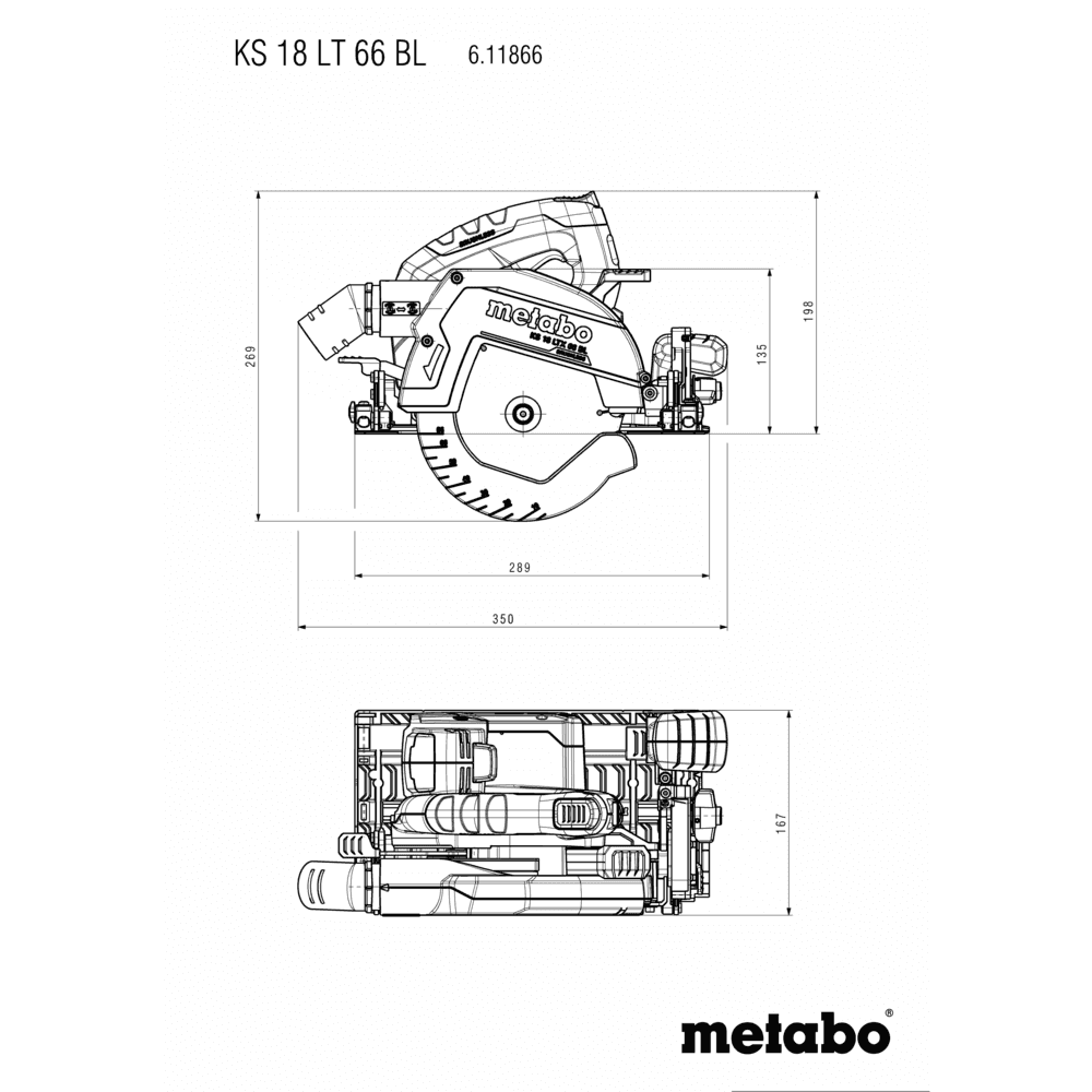 KS 18 LTX 66 BL Set (691194840) Akku-Handkreissäge 6