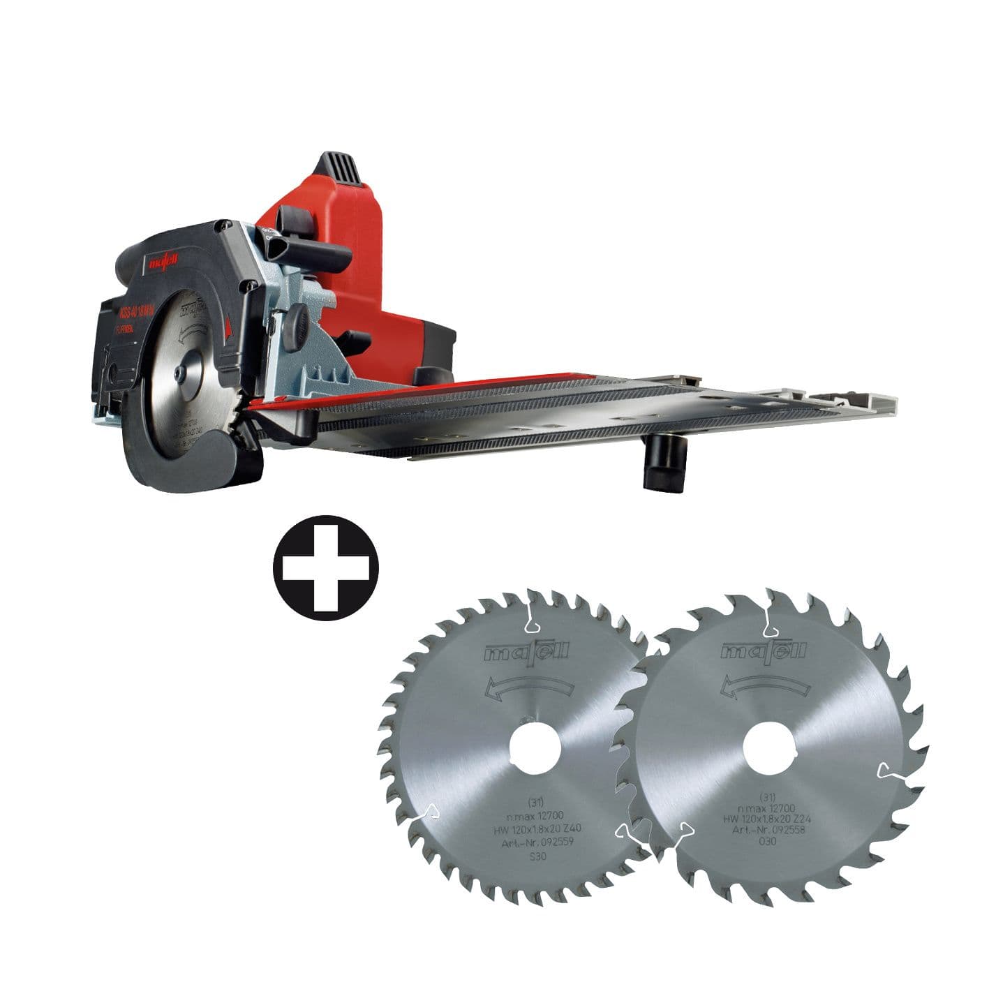 KSS 40 18M bl + Hojas de sierra Z24/Z40 1