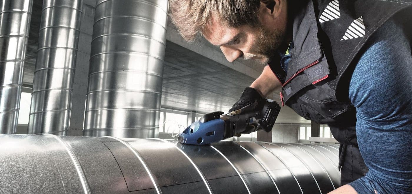 TruTool C 250 con separatore di trucioli e batteria ricaricabile LiHD da 18 V 1